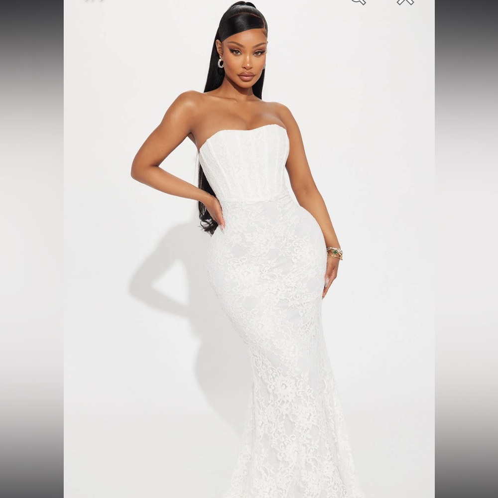 Linnea white maxi dress
